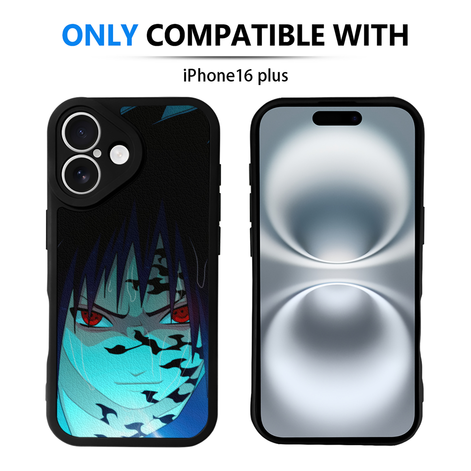 （画像用） NARUTO -ナルト- NARUTO -ナルト- 疾風伝 【iPhone 16シリーズ対応】シリコンスマホケース（レザー調） 材質：シリコン